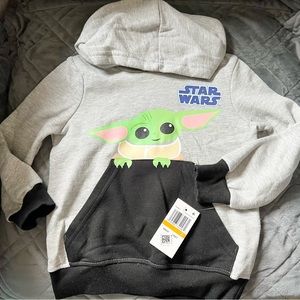 3T Yoda Star Wars toddler hoodie.  New with tags.